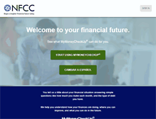 Tablet Screenshot of mymoneycheckup.org